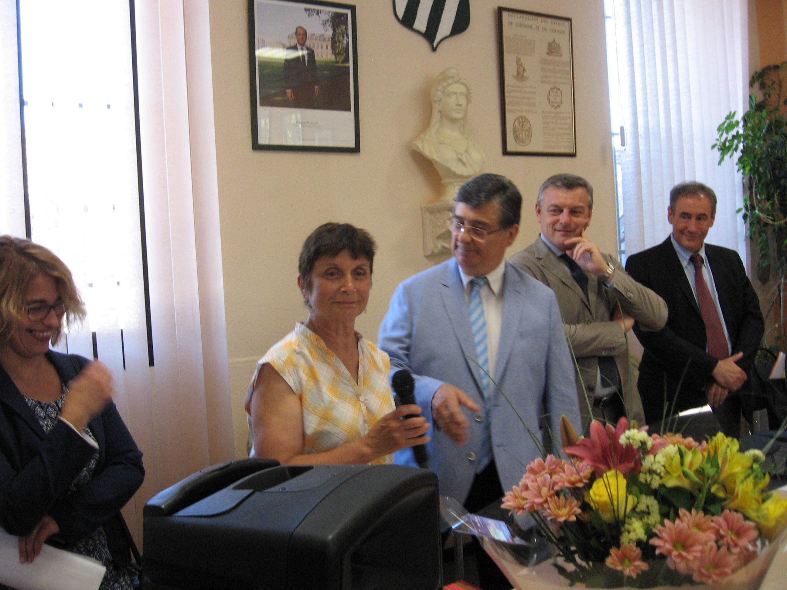 Discours de Madame DUCLOS Directrice de l'Ecole de ST LEON