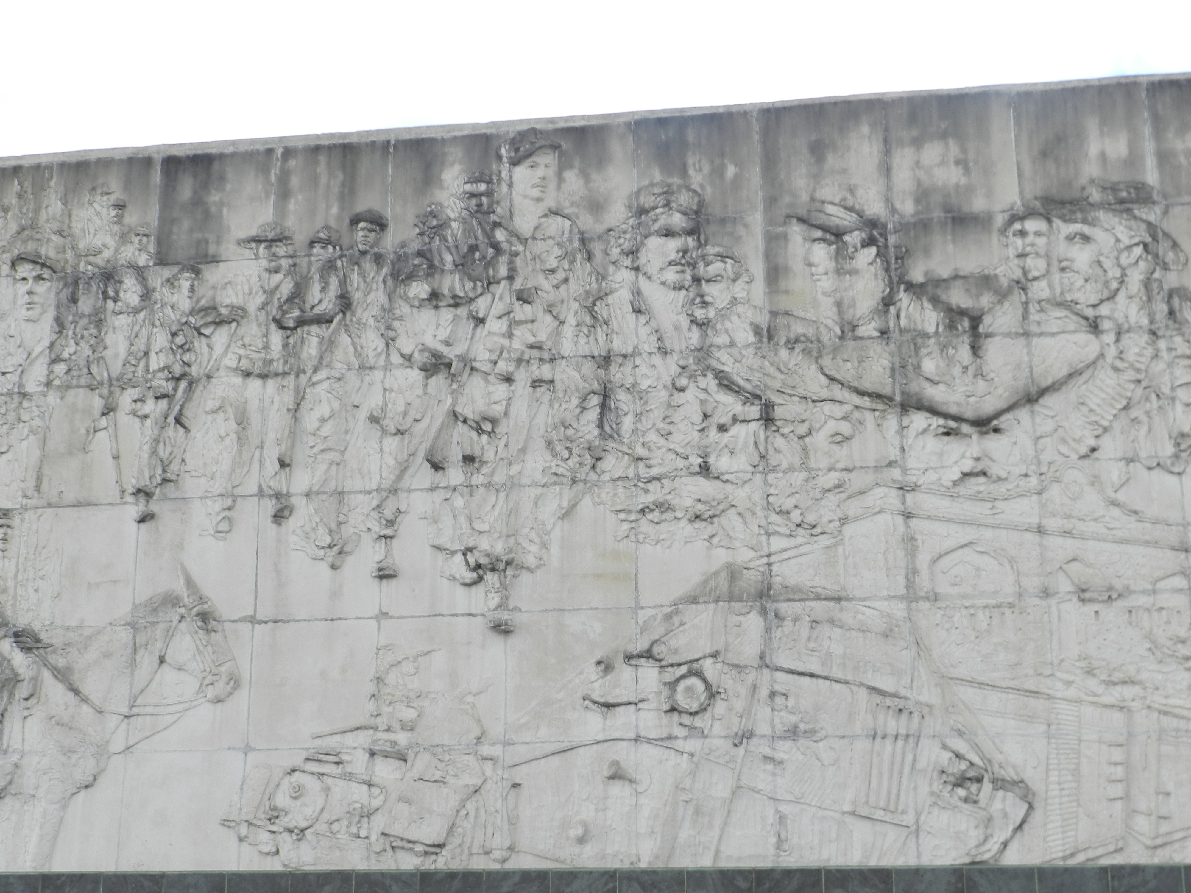 Fresque sur le Mausolée dédié au CHE