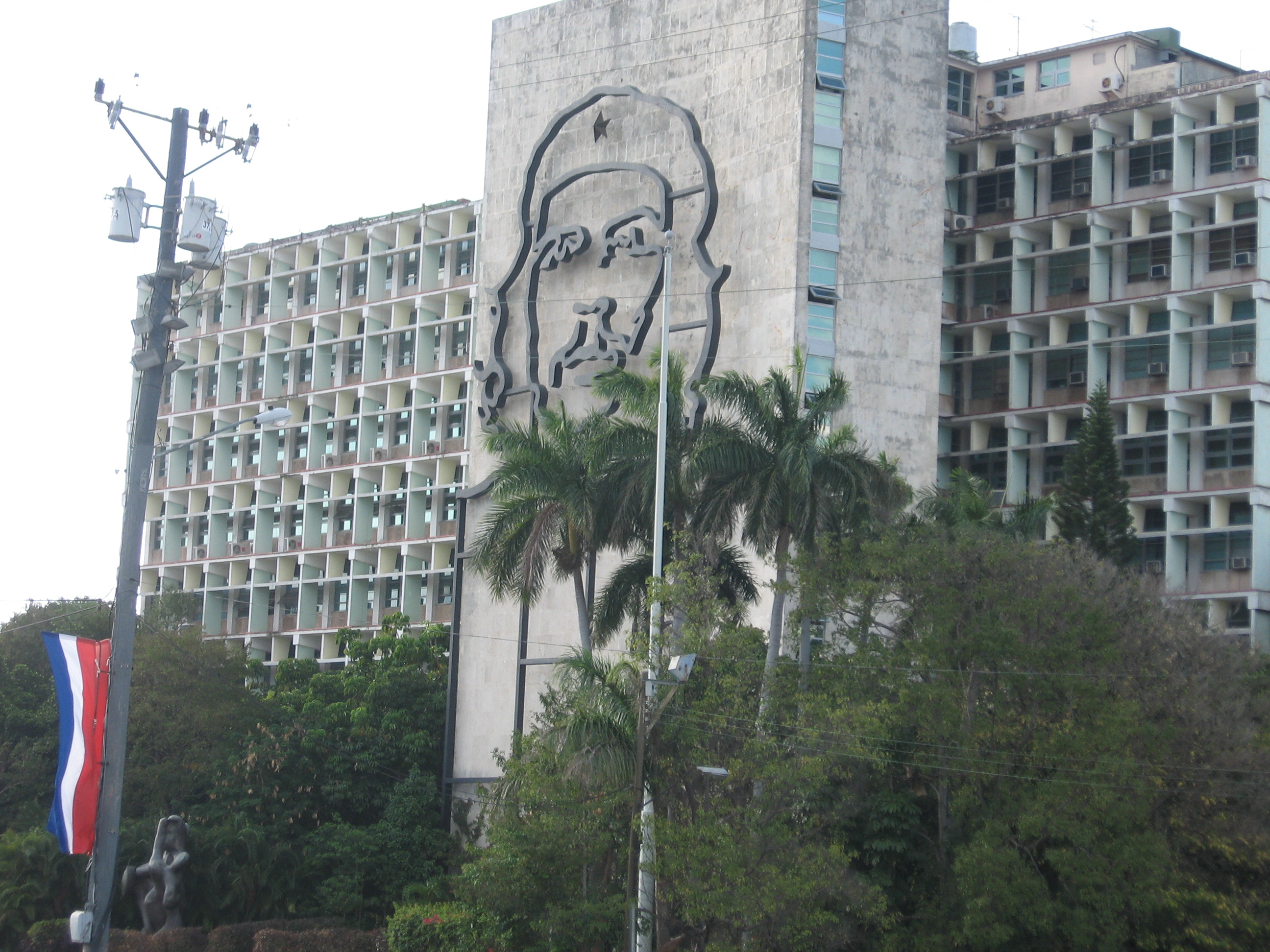 l'image de Che Guevara sur batiment public