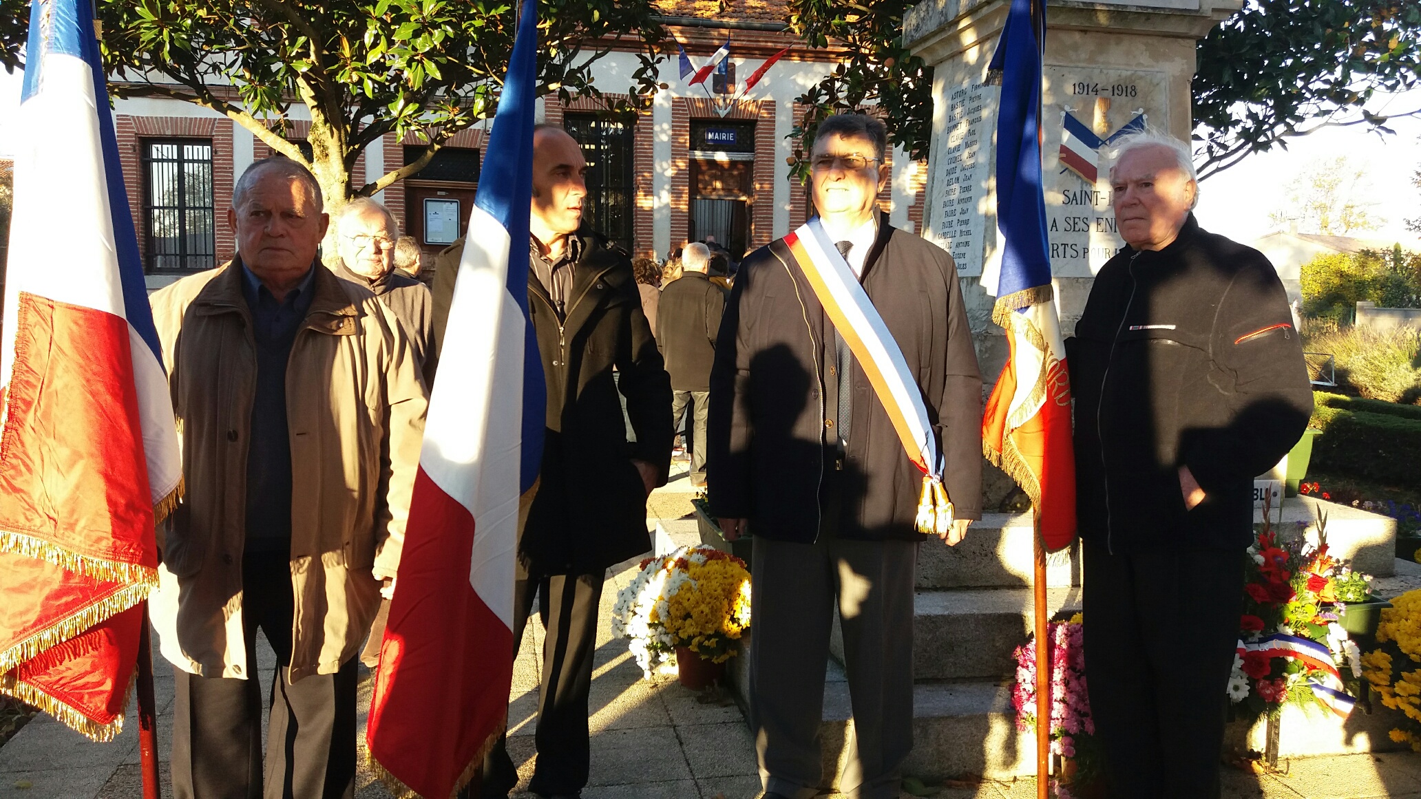 les drapeaux